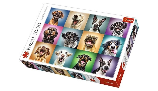 1000 elements Funny dog portraits