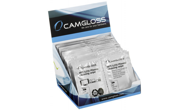 1x20 Camgloss TFT/LCD Cleaning Wipes DUO