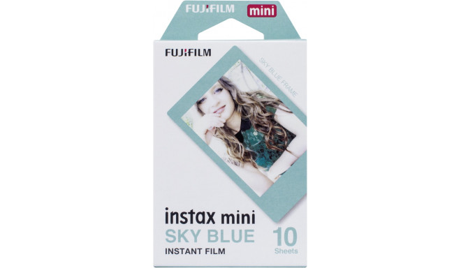 Fujifilm Instax Mini 1x10 Sky Blue Frame (истек срок годности)