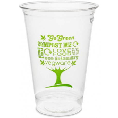 Vegware joogitopsid PLA 210ml 50tk