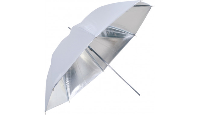 Linkstar umbrella PUK-102SW 120cm, silver/white