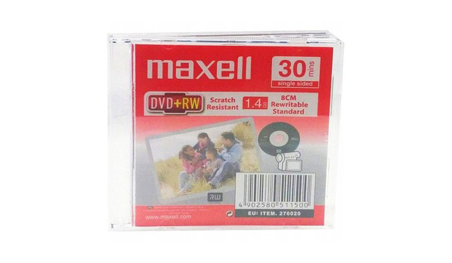 Maxell DVD+RW 1.4GB 4x 30 мин. Slim