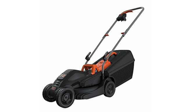 BLACK + DECKER Lawnmower BEMW351, 32cm (black / orange, 1,000 watts)