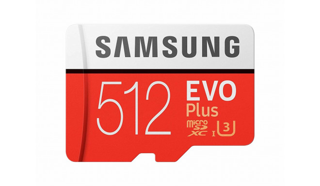 Samsung mälukaart microSDXC 512GB EVO Plus UHS-I U3 Class 10)