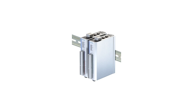 Ethernet I/O server, 16 x DI, 2 x port Ethernet switch, -40 kuni 75°C