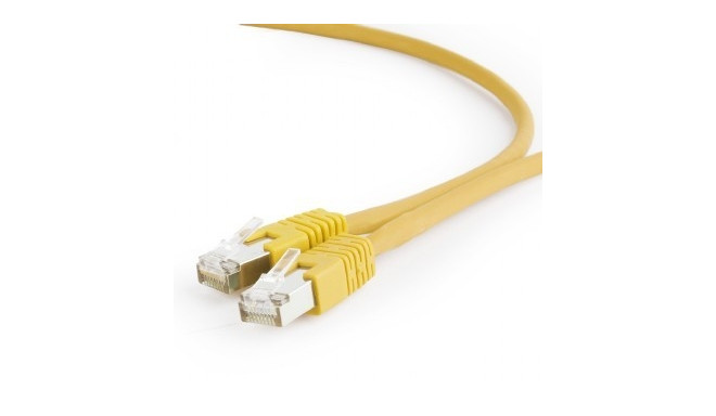 Patch cord Cat.6A S/FTP LSZH 0.25m yellow