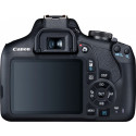 Canon EOS 2000D + 18-55 III Kit, must (avatud pakend)