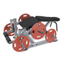 Exercise machine for legs PlateLoad line PLLC Steelflex