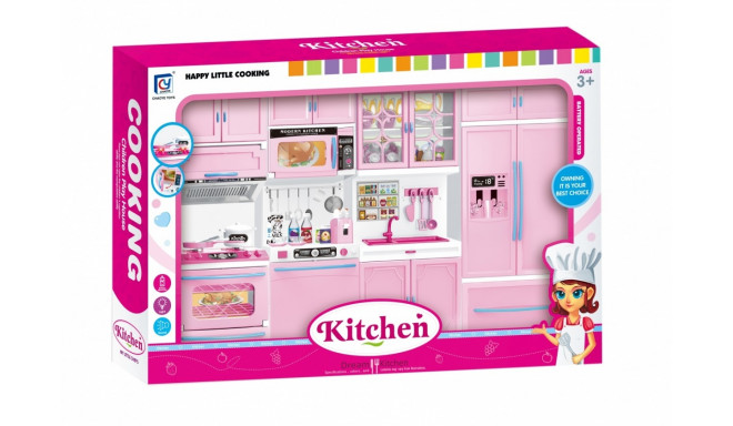 Askato doll kitchen furniture with equipment
