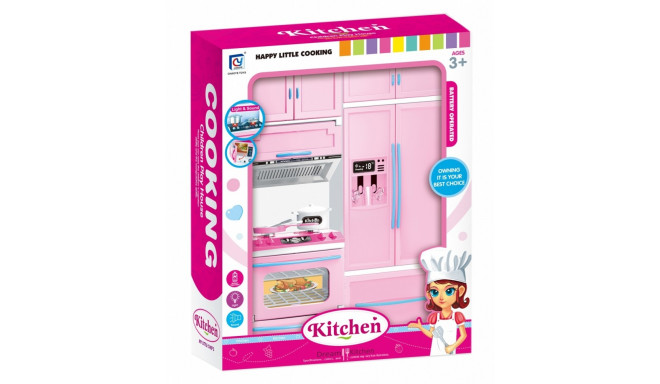 Askato doll kitchen furniture with fridge and oven