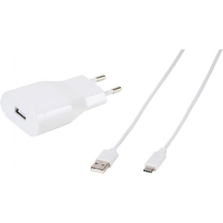 Vivanco charger USB-C 2.4A 1.2m, white (60029)