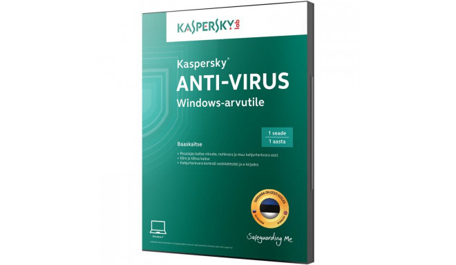 Kaspersky Anti-Virus uuendus 1. arvutile (1 a)