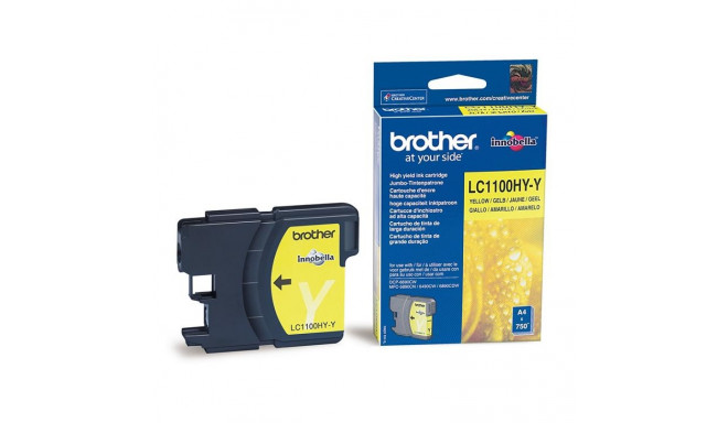 Brother ink cartridge LC1100HYY, yellow