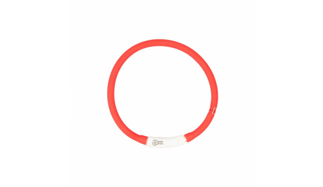 Duvo+ Led helkur kaelarihm Duvo+ 70cm, punane, USB liides
