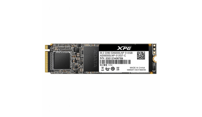 Adata SSD XPG SX6000 Lite M.2 NVME 512GB PCIe Gen3x4