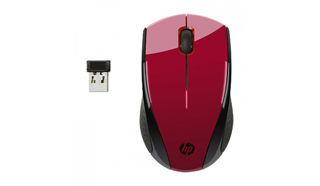 HP X3000 Wireless Red Mouse