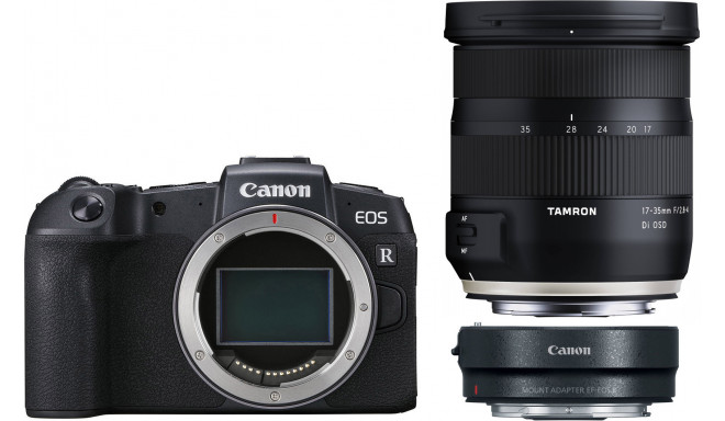 Canon EOS RP + адаптер EF-RF + Tamron 17-35 мм