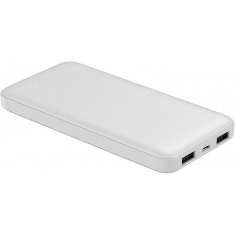 Platinet ārējās uzlādes akumulators 10000mAh Polymer, balts (44816)