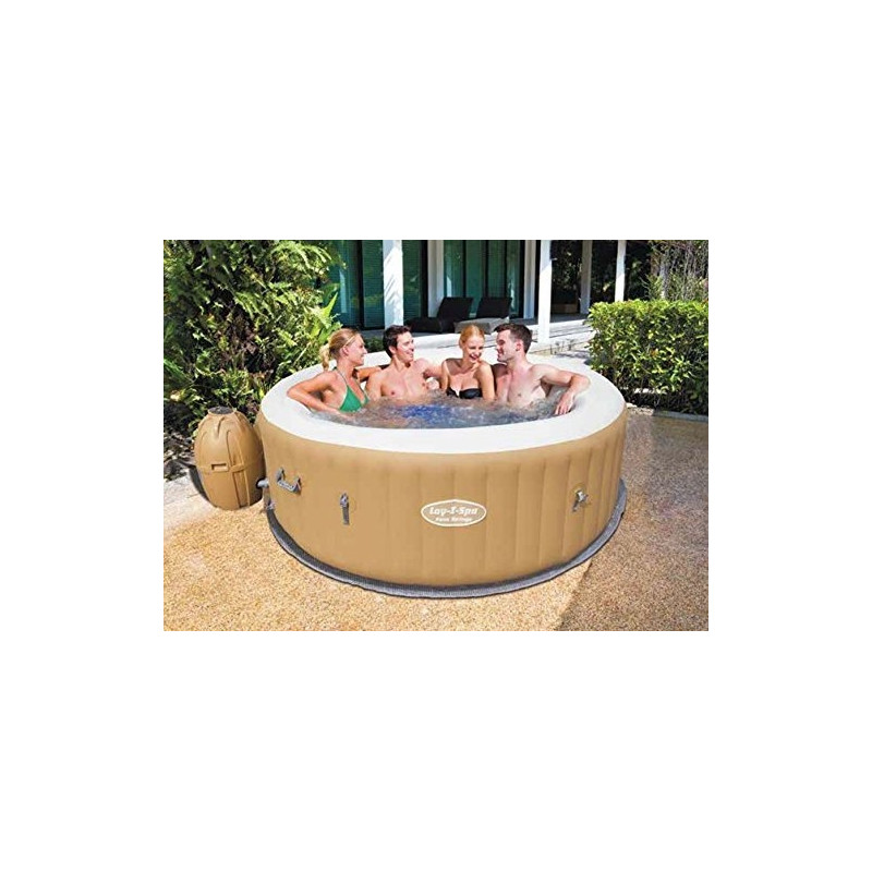 196cm white, AirJet, LAY-Z-SPA 71cm) pool Springs - pools / swimming x (light Bestway Swimming brown Whirlpool Palm ?