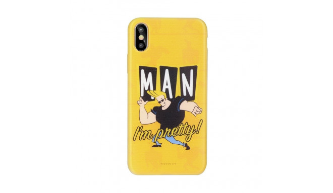 Cartoon Network Johnny Bravo Aizmugurējais Silikona Apvalks Priekš Apple iPhone XS Max Man
