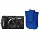 Camera TG-5 black + Tough case blue