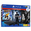 PlayStation 4 Slim + Ratchet & Clank + Uncharted 4 + The Last of Us Sony Melns