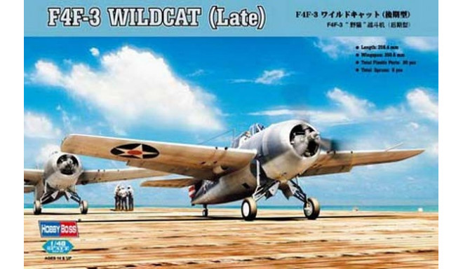 HOBBY BOSS F4F-3 Wildcat (late) - Model kits - Photopoint