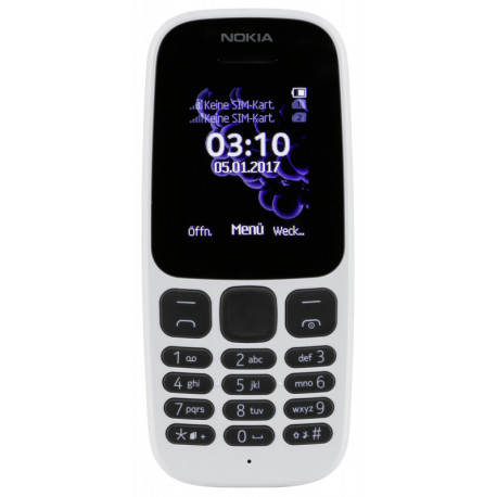 Nokia 105 (2017) DualSIM, белый