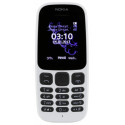 Nokia 105 (2017) DualSIM, valge
