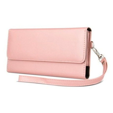 Mocco maciņš ar magnēta klipsi Wallet 6" Univeral, zeltrozā