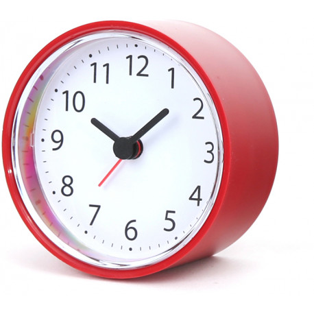 Platinet alarm clock Sunday, red (43726)