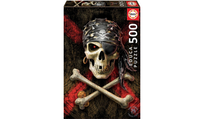 Puzzle 500 Items Pirate Skull