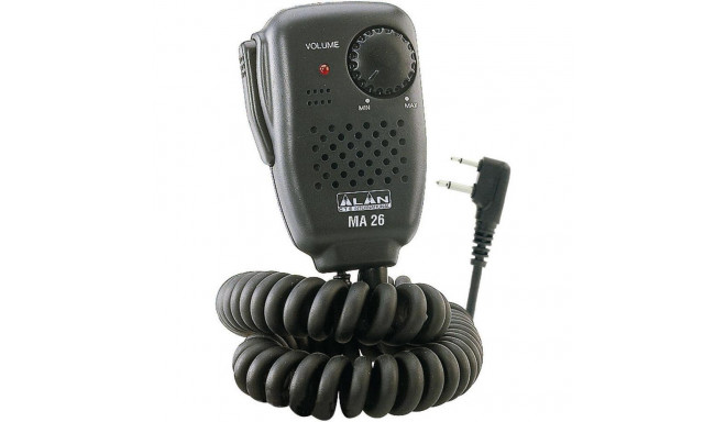 Midland MA26-XL speaker microphone with volume control and earpiece socket