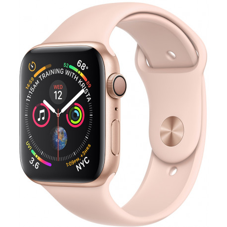 Apple Watch 4 GPS 40mm Sport Band, pink sand