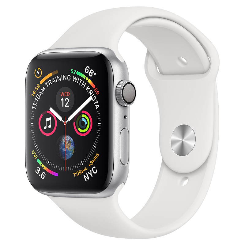 Apple Watch 4 GPS 40mm Sport Band, valge