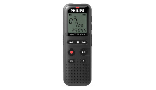 Philips audio recorder 4GB LCD USB DVT1150, black