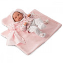 Baby Bimba on a pink blanket 35 cm