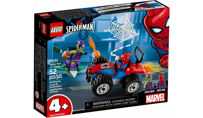 Blocks Super Heroes Spider-Man Car Chase