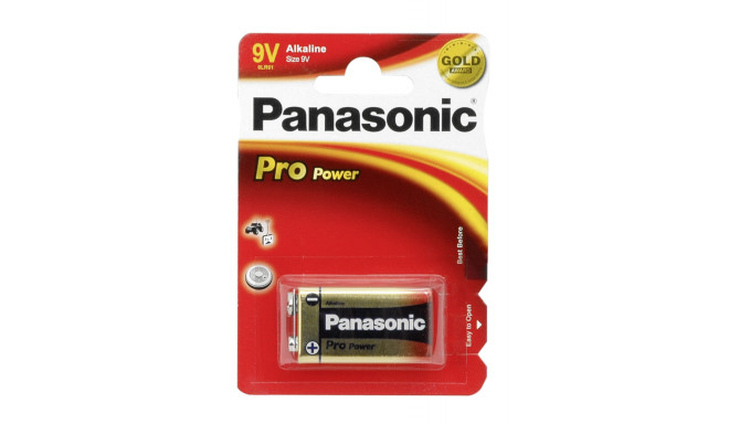 1 Panasonic Pro Power 6 LR 61 9V block