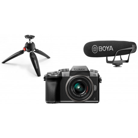 Panasonic Lumix DMC-G7 Youtuber Kit, hõbedane