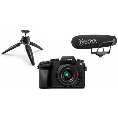 Panasonic Lumix DMC-G7 Youtuber Kit, melns