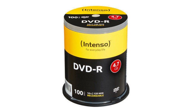Intenso DVD-R 4,7GB 16x 100tk tornis