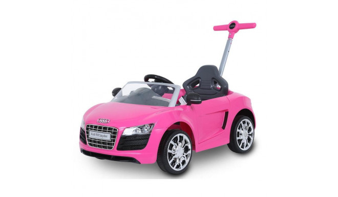 Audi lükatav või pedaalitav auto, roosa