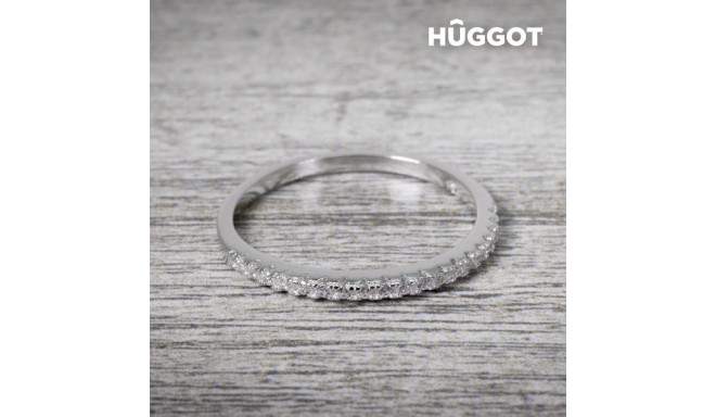 Кольцо Hûggot Strand из стерлингового серебра 925 пробы с фианитами (18,1 mm)