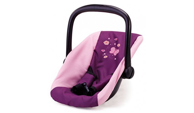 Bayer Design Doll car seat plum, Doll Accessories (plum / pink)