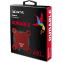 ADATA SD600Q 480 GB External Solid State Drive (Red, USB 3.2 Gen1 (Micro-USB))