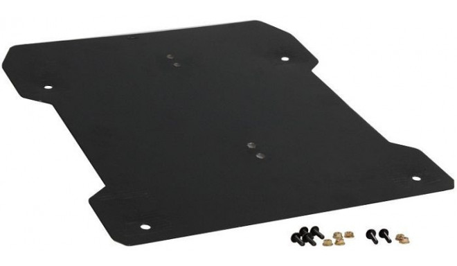 Raceroom adapter plate for pedals, mounting / assembly (black)