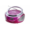 CD Player with radio LILA CD-98/USB pink
