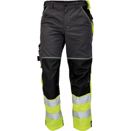Cerva Knoxfield vööpüksid must Hi-Vis kollane EOL 58