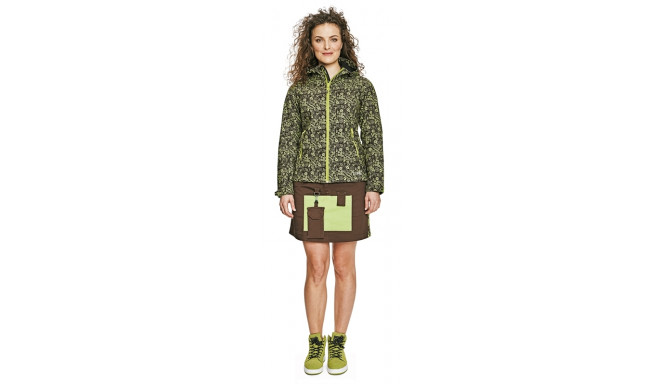CRV Yowie Printed softshell roheline M